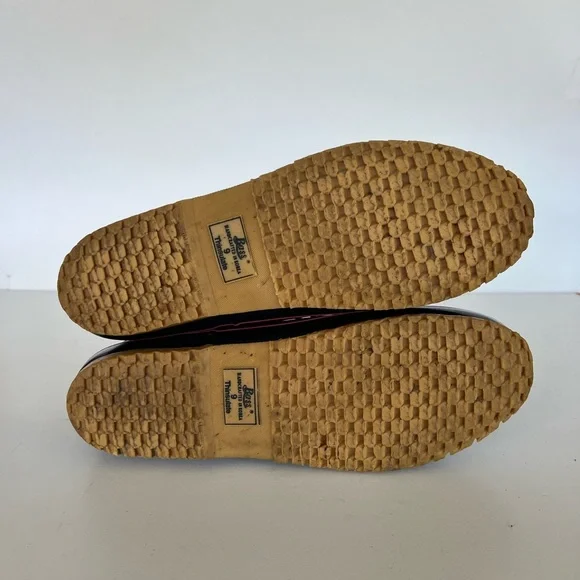 G. H. Bass & Co Calgary Waterproof Rain Duck Boots in Navy/Pink, size 9 - Picture 8 of 12